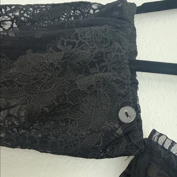 For Love And Lemons Black Lace Mini Dress - Picture 8 of 10